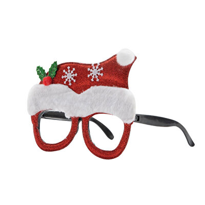 Yılbaşı Konsept Noel Şapkalı Gözlük