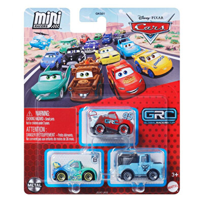 Cars Mini Karakter Arabalar Üçlü Paket JDJ47