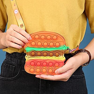 Hamburger Şekilli Çanta Pop It