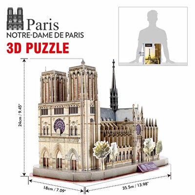 Nessiworld National Geographic 3D Puzzle Notre Dame De Paris
