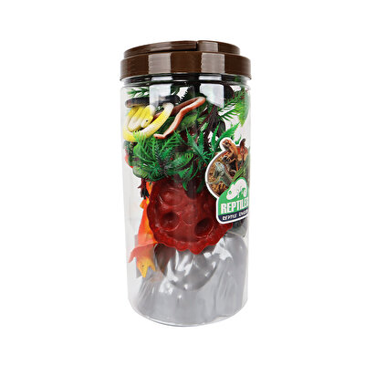 Sürüngen Hayvanları Tüpte 6'lı Hayvan Oyun Seti