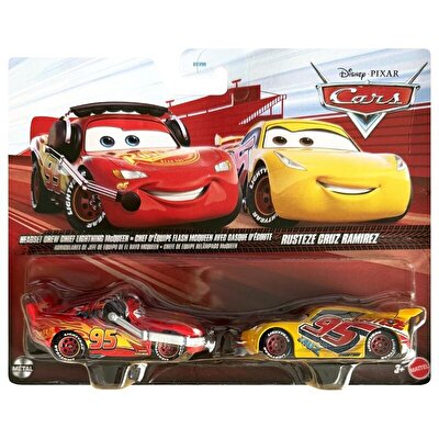 Cars İkili Karakter Araçlar Headset Crew Chief Lightning Mcqueen-Rusteze Cruz Ramirez JJW85