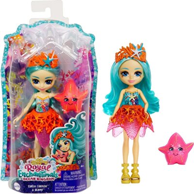 Enchantimals Popüler Karakter Bebekler Staria Starfish ve Beamy HCF69