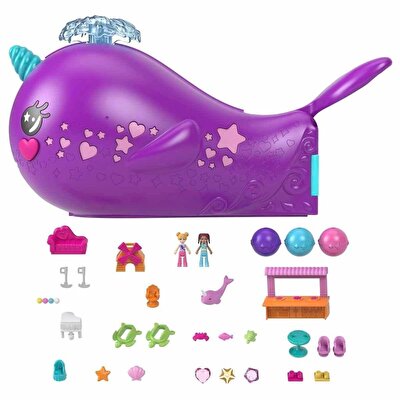 Polly Pocket Sparkle Cove Macera Narval Maceracı Teknesi HKV71
