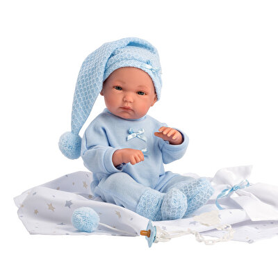 Llorens Bimbo Muselina Celeste 35 cm