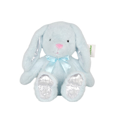 Mavi Peluş Tavşan 50 Cm