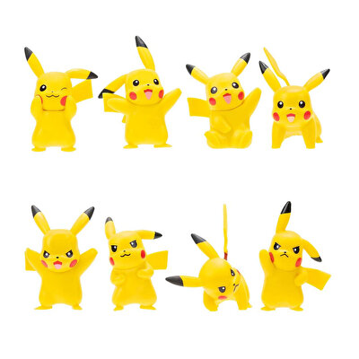 Pokemon Battle 8'li Figür Seti Pikachu Seti