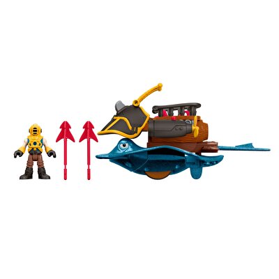 Imaginext Korsan Figür ve Aksesuarlar Captain Nemo ve Stingray DTH43