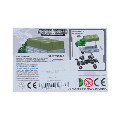 Askeri Araç Maket Seti M35 Military Truck Opel Lightning Truck