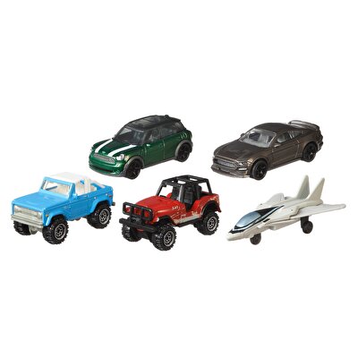 Matchbox Beşli Araba Seti Topgun Maverick I GPF95