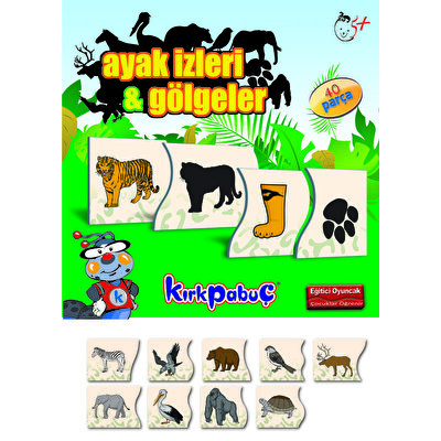 Kırkpabuç Ayak İzleri ve Gölgeler Eşleştirme Oyunu