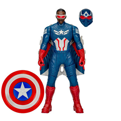 Marvel Studios Titan Hero Serisi Captain America Aksiyon Figür 22 Cm