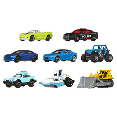 Matchbox 1:64 Ölçekli Metal 8'li Araba Seti JCT88