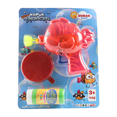 Vakumlu Işıklı Balık Köpük Tabancası Kırmızı