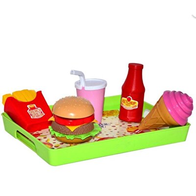 Mr. Chef Hamburger ve Tatlı Tepsisi