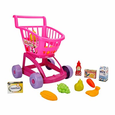 Market Alışveriş Arabası Pembe