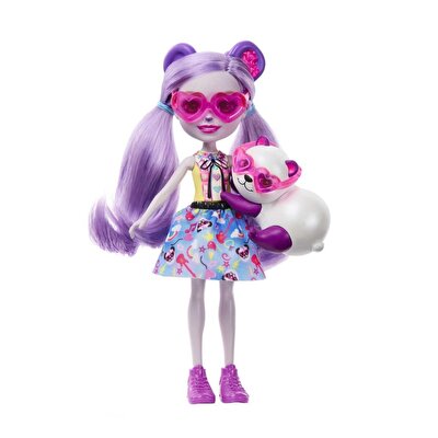 Enchantimals Popüler Karakter Bebekler Pemma Panda ve Clamber HNT58