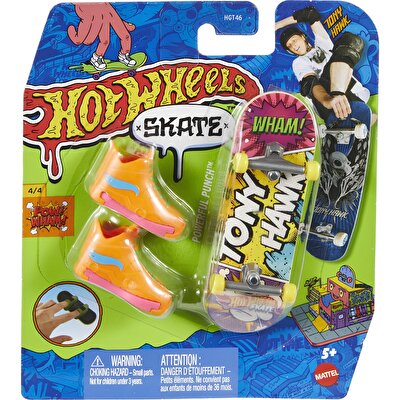 Hot Wheels Skate Parmak Kaykay ve Ayakkabı Powerful Punch HVK17