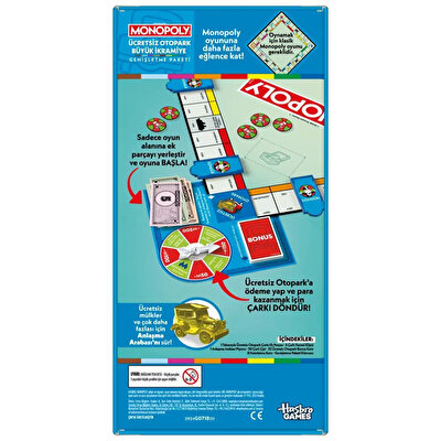 Monopoly Ücretsiz Otopark Büyük İkramiye Genişletme Paketi