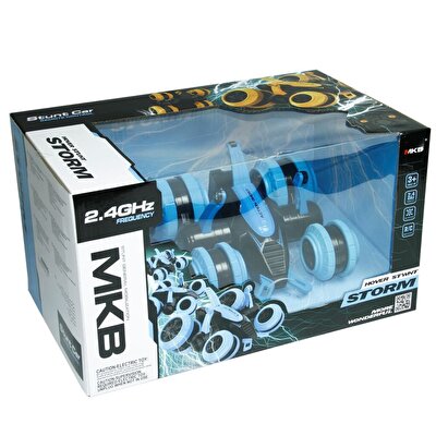 Uzaktan Kumandalı Full Fonksiyon Akrobat Storm Araba Mavi