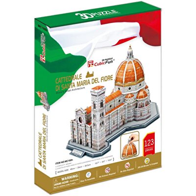 Cubic Fun 3D Puzzle 123 Parça Santa Maria Del Fiore Katedrali İtalya
