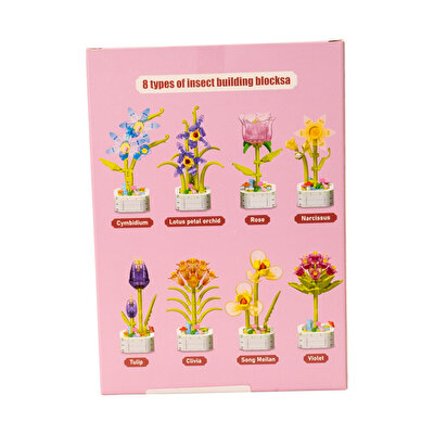 Mega Kri̇stal Çi̇çekler Yapı Blokları Menekşe