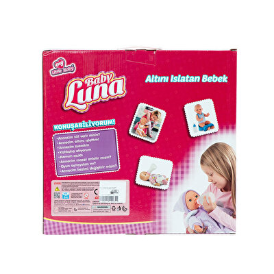 Baby Luna Altını Islatan Yemek Setli̇ Bebek Bali̇nalı Elbise