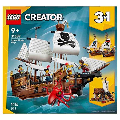 LEGO Creator 3’ü 1 Arada İkonik Korsan Gemisi 31387
