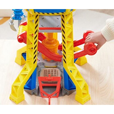 Paw Patrol Rubble & Crew Rubble Buldozer ve Bark Yard Vinç Kulesi Oyun Seti