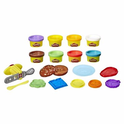 Play Doh Mutfak Atölyesi Hamburger ve Patates Kızartması Seti E5472