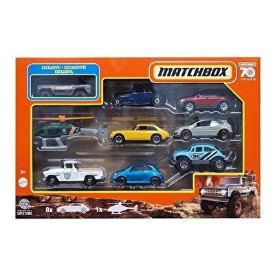 Matchbox Dokuzlu Araba Seti HKY06