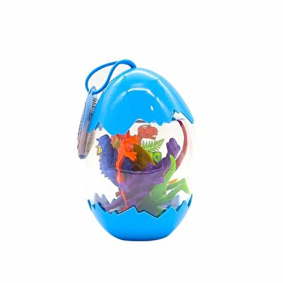 Çatlak Yumurta Dinozor Seti Mavi