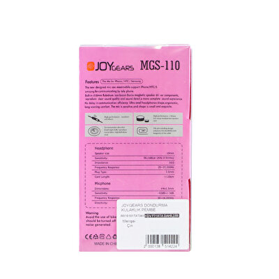 Joygears Ice Cream Kulaklık Pembe