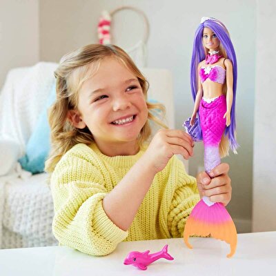 Barbie Renk Değiştiren Deniz Kızı ve Aksesuarları HRP97