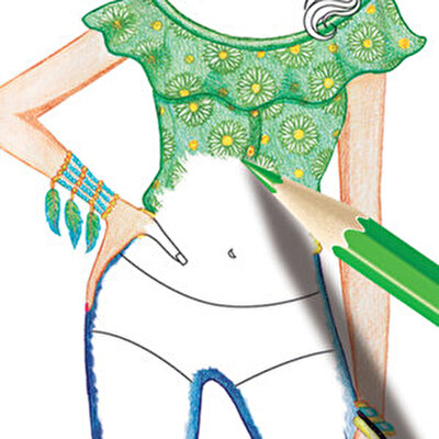 Style Me Up Hippi Kıyafetler Moda Tasarım Defteri