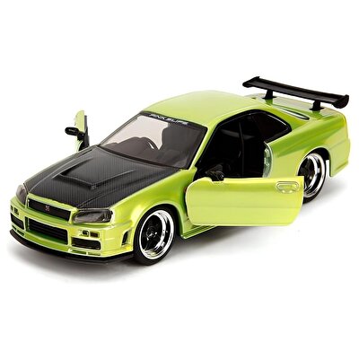 Jada Pi̇nk Sli̇ps 1:32 Ölçekli Araba 2002 Nissan Skyline GT-R (R34)