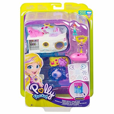 Polly Pocket ve Maceraları Oyun Setleri Tatlı Yelkenli Yolculuk Gemisi GKJ49