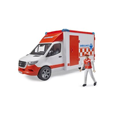 Bruder Mercedes Benz Sprinter Sirenli Ambulans ve Ekibi