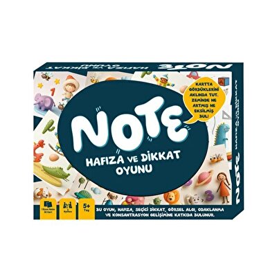 Note Hafıza ve Dikkat Oyunu