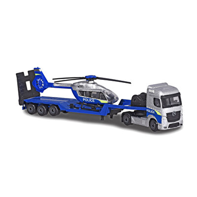 Majorette Transporter Serisi Mercedes Benz Actros Police