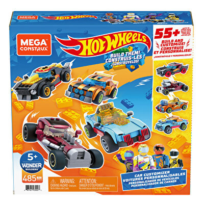 Mega Bloks Hot Wheels Aksesuarlı 4lü Araç Seti
