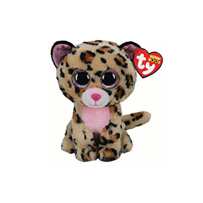 Ty Beanie Boos Livvie Pembe Leopar 15 cm.
