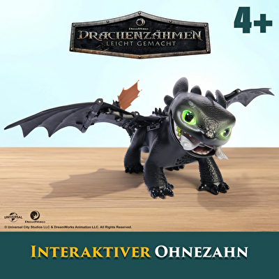 Sesli ve Işıklı Ejderhanı Nasıl Eğitirsin İnteraktif Toothless Dişsiz Figür
