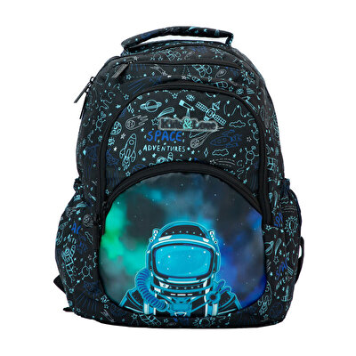 Kaukko Kids Love Astronot Desenli Sırt Çantası L5135