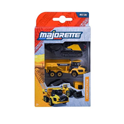 Majorette Volvo 3’lü İnşaat Araçları 3