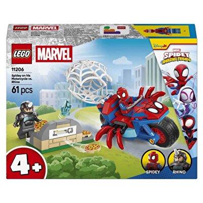 LEGO Marvel Spidey Motosikletli Spidey, Rhino’ya Karşı 11206