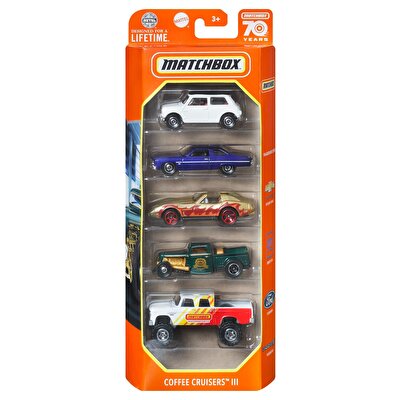 Matchbox Beşli Araba Seti Coffee Cruisers III HFH15