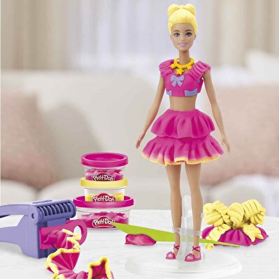 Play Doh Barbie Fırfırlar ve Fiyonklar Oyun Hamuru Seti G1361