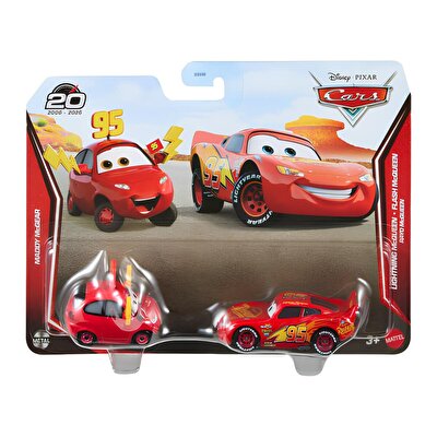 Cars İkili Karakter Araçlar Maddy McGear & Lightning McQueen JKW76