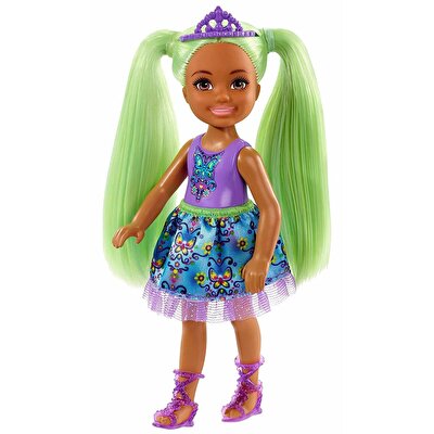 Barbie Dreamtopia Chelsea Prenses Bebekler Yeşil Saçlı GJJ95
